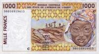 Gallery image for West African States p311Ci: 1000 Francs